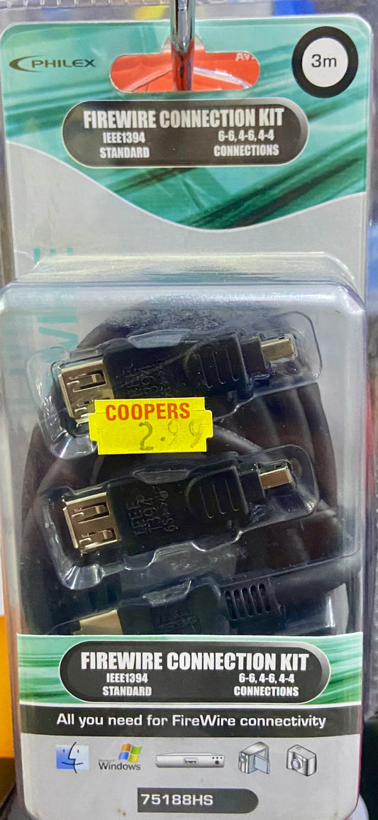 PHILEX FIREWIRE CONNECTION KIT 3m