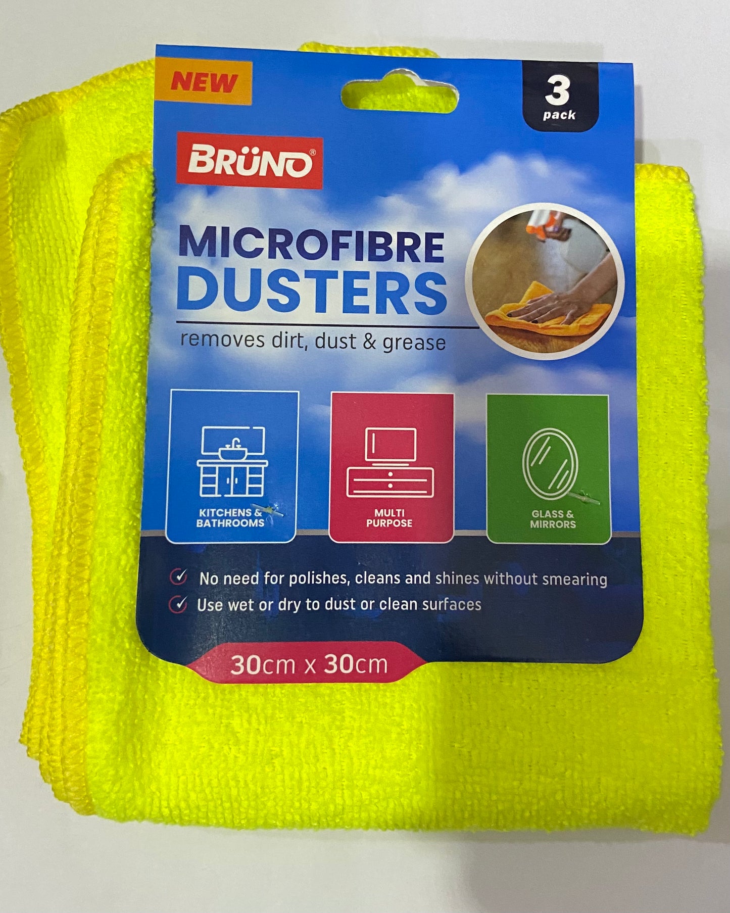 PLUMEAUX MICROFIBRE (lot de 3)