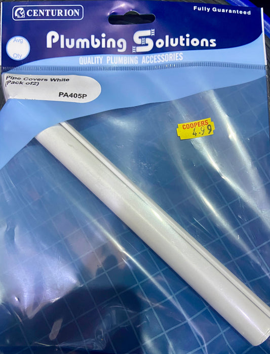CACHES-TUYAUX BLANCS CENTURION PLUMBING SOLUTIONS (lot de 2)