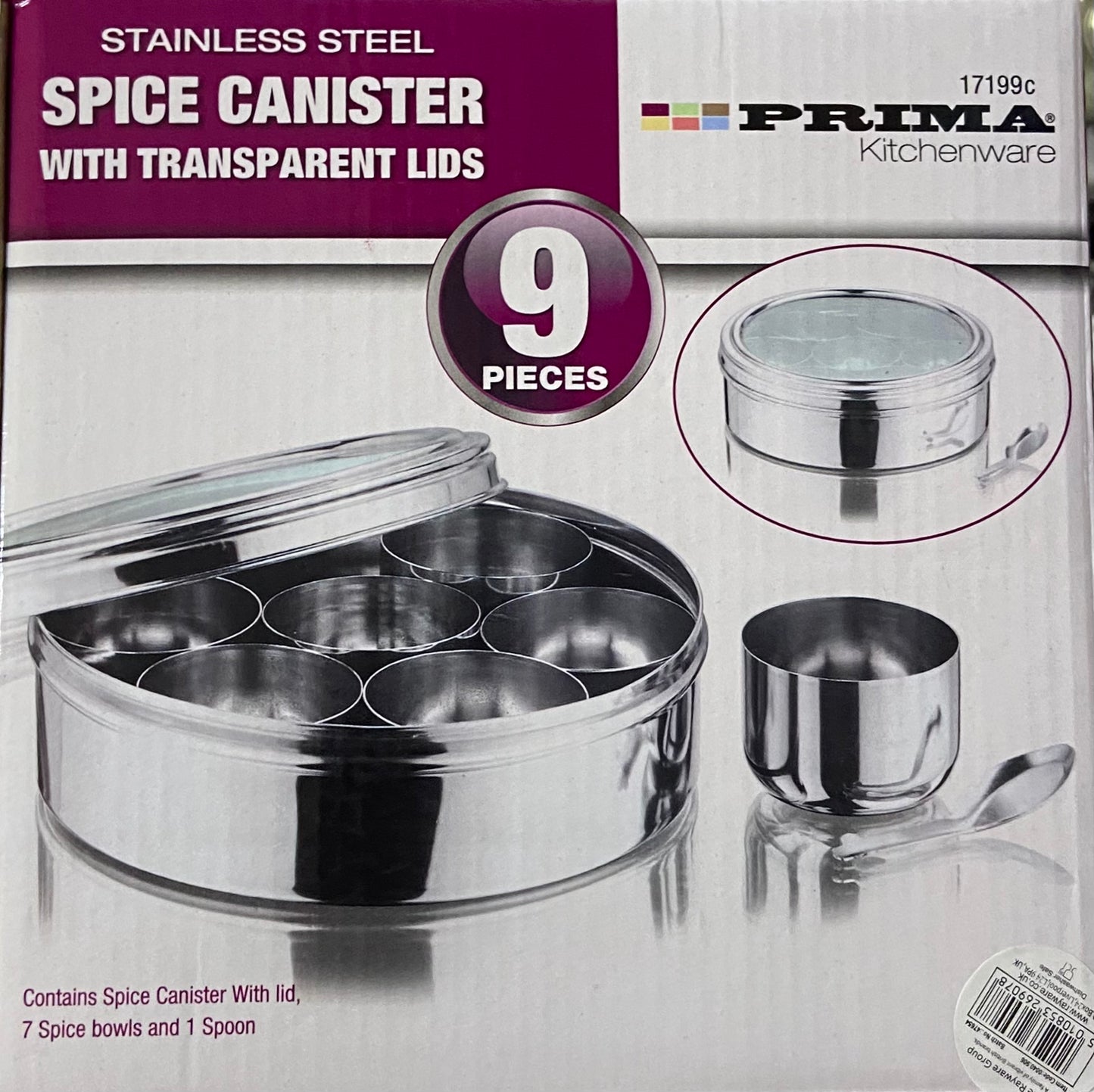 SPICE CANISTER 9 PIECES