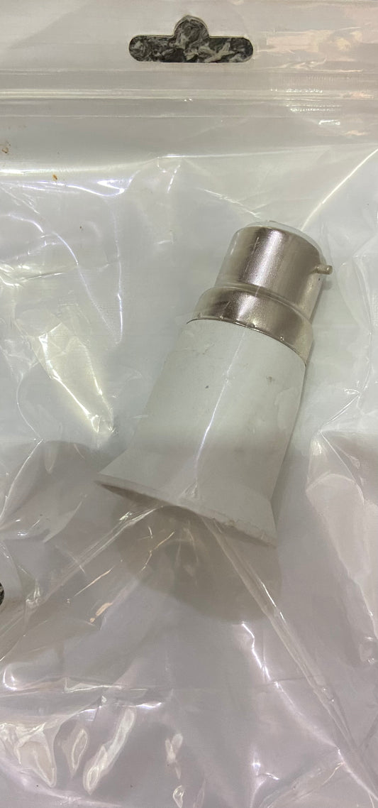 CONVERTISSEUR D'AMPOULE B22 vers E27