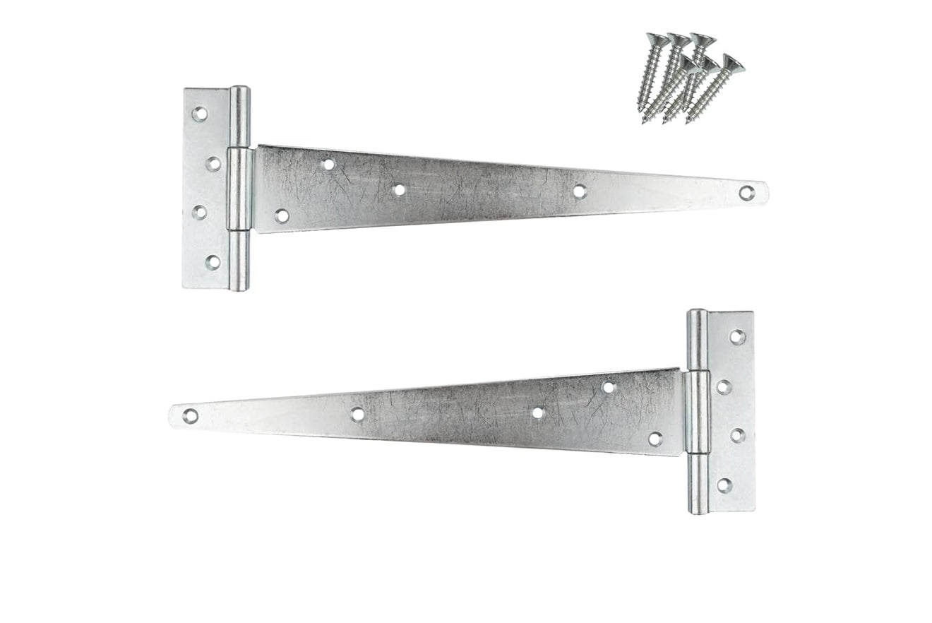 TEE HINGES ZIMC PLATED 400mm