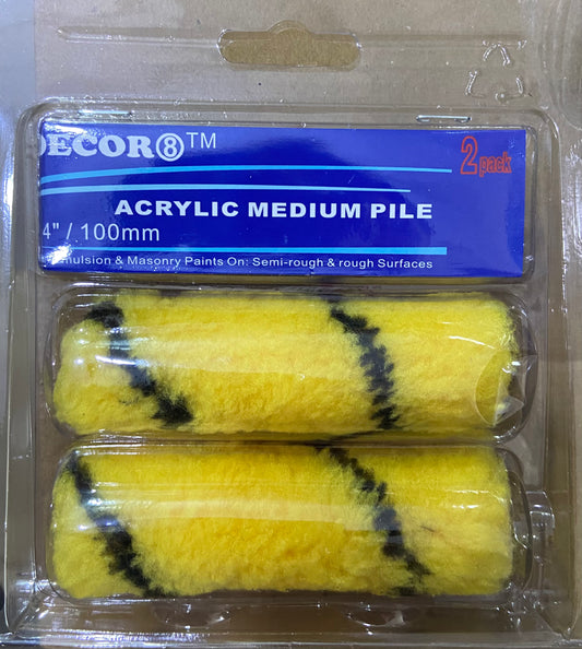 DECOR ACRYLIC MEDIUM PILE 4”/100mm