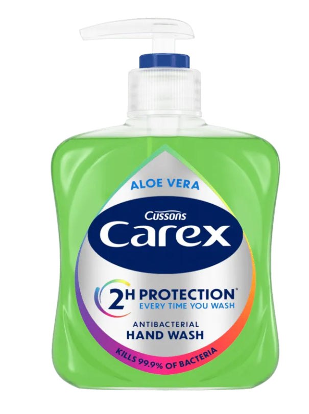 CAREX ALOE VERA ANTIBACTERIAL HAND WASH 250ML