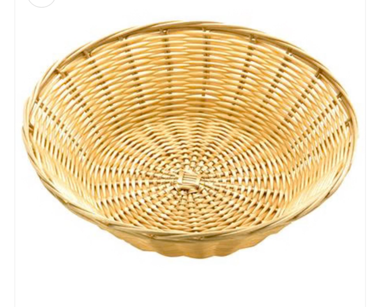 SUNNEX POLY-RATTAN BASKET ROUND