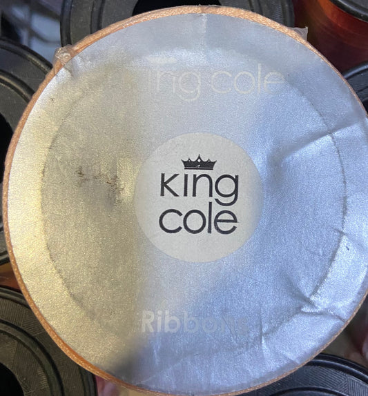 KING COLE RUBAN SATIN DOUBLE FACE 15MM-4M PÊCHE