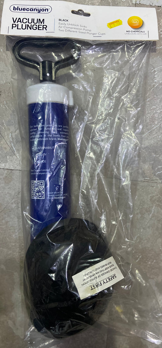 BLUECANYON VACUUM PLUNGER BLACK
