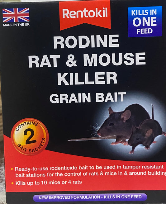 RODINE APPÂT GRANULÉ MORT AUX RATS ET SOURIS
