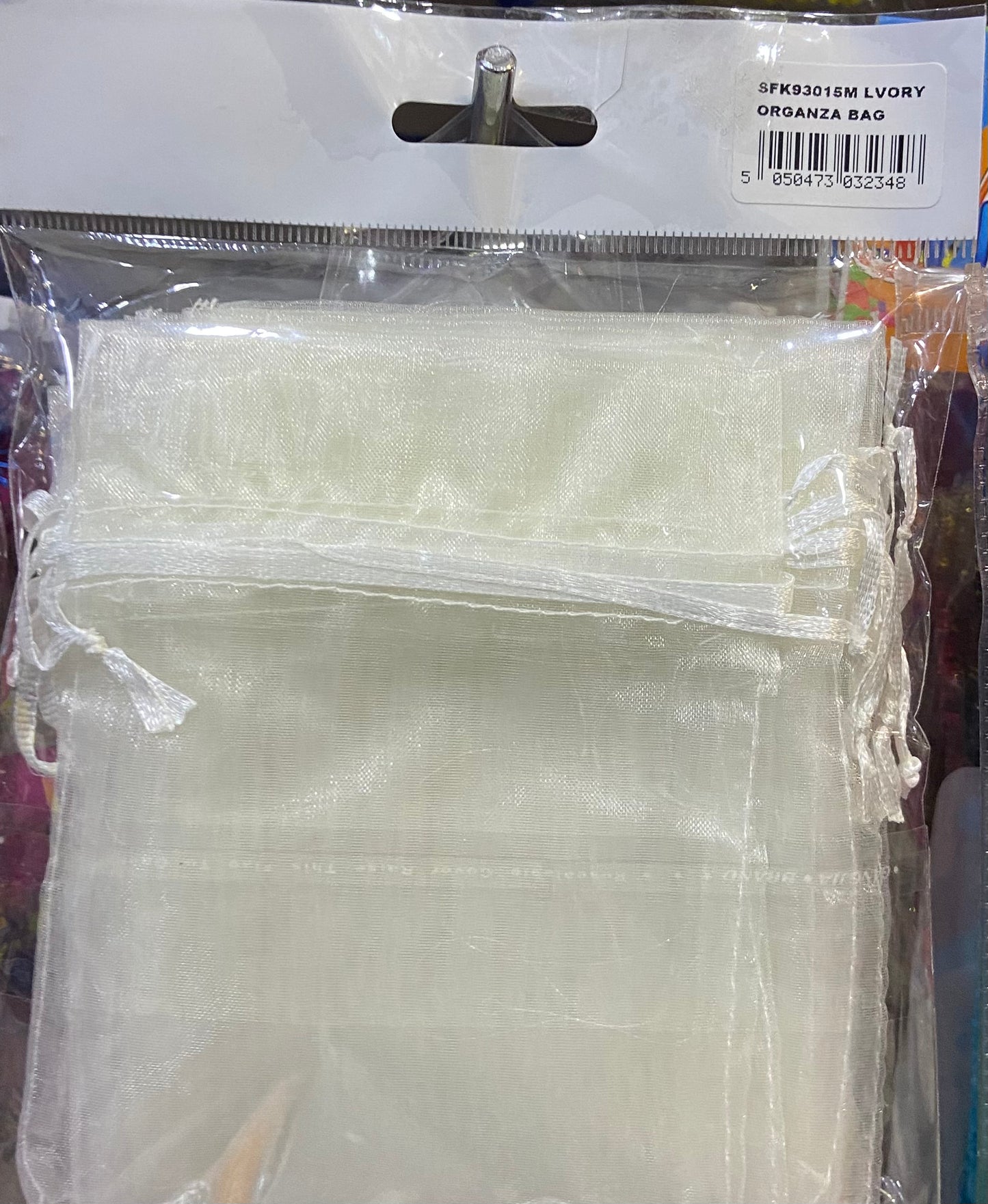 IVORY ORGANZA BAG