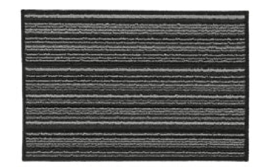 Tapis lavable d'intérieur Jvl Arona - Rayures 40x60cm.