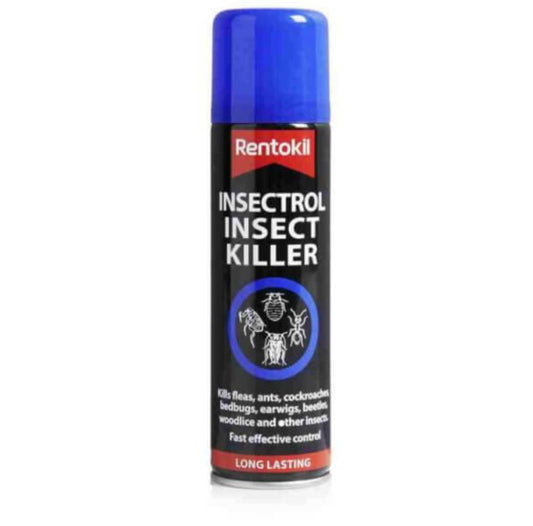 Rentokil Insectrol Aérosol Anti-Insectes Rampants et Mouches Domestiques 300 ml