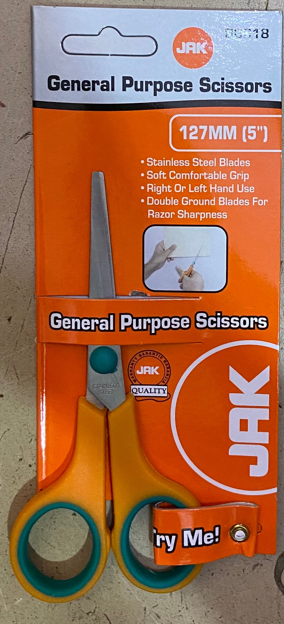 GENERAL PURPOSE SCISSORS 127mm/5”