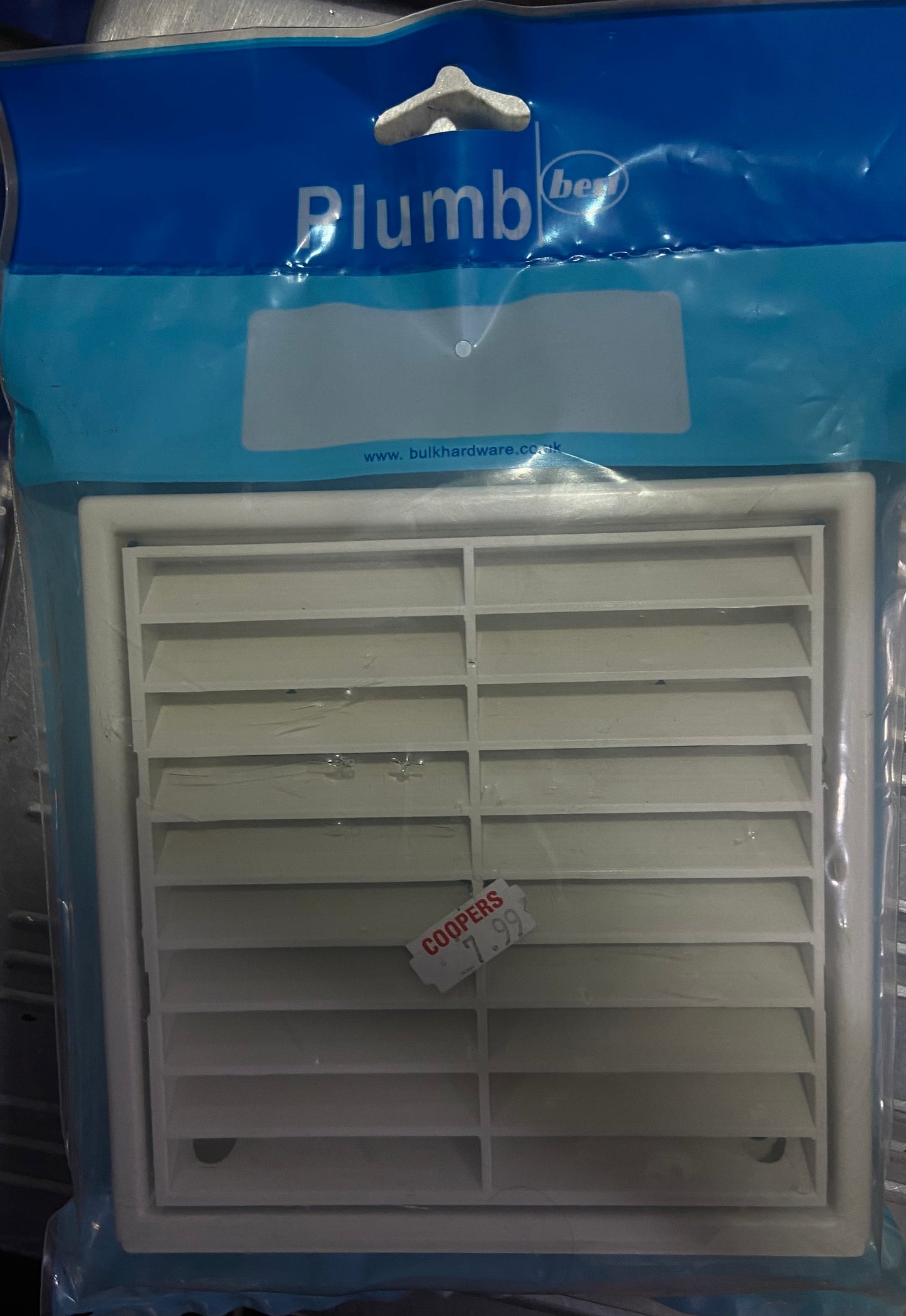PLUMB VENTILATION GRILLE