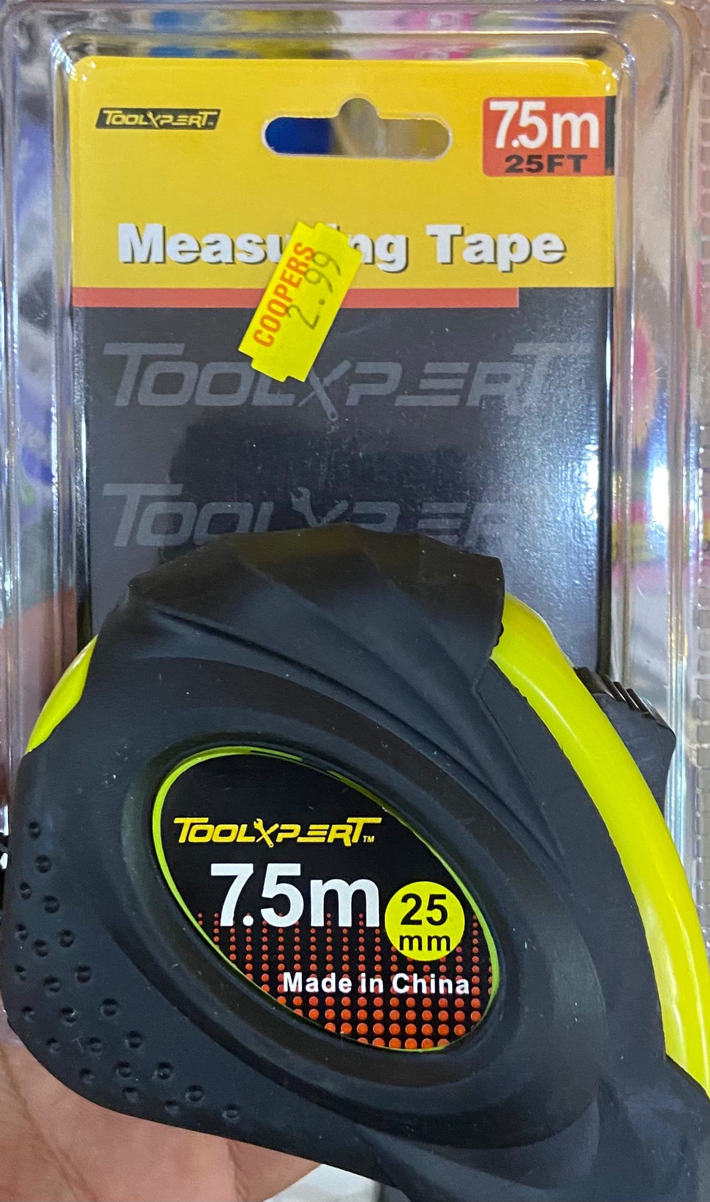 MÈTRE RUBAN DE 7,5 M