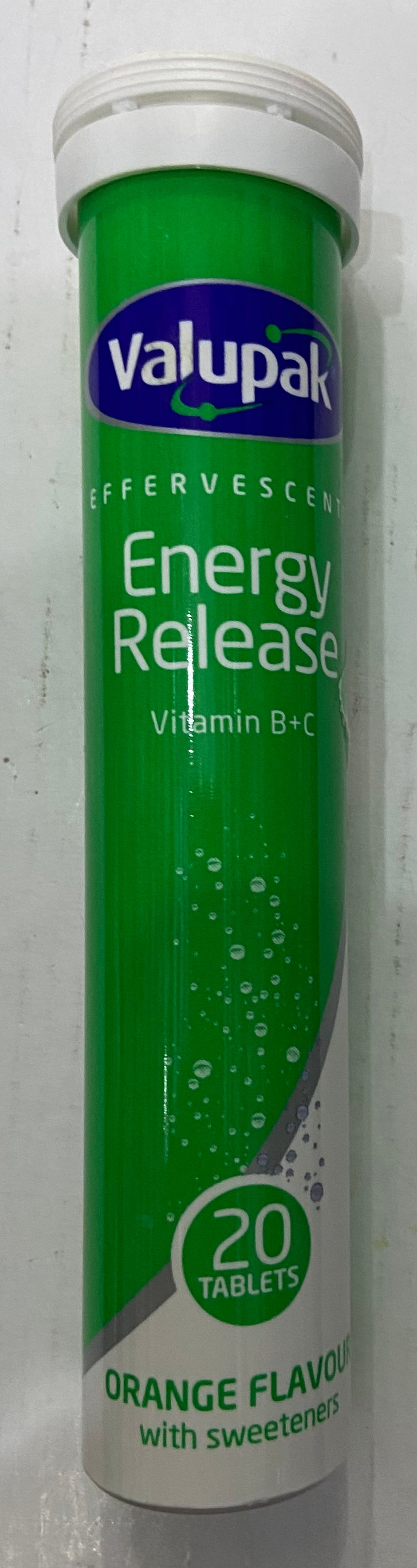 VALUPAK ENERGY RELEASE VITAMIN B+C