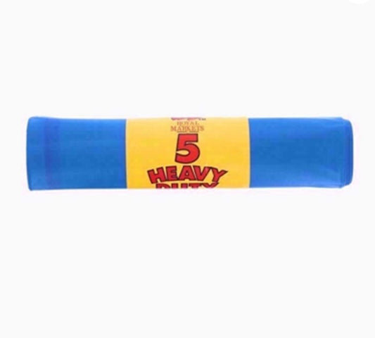 5 HEAVY DUTY RUBBER SACKS