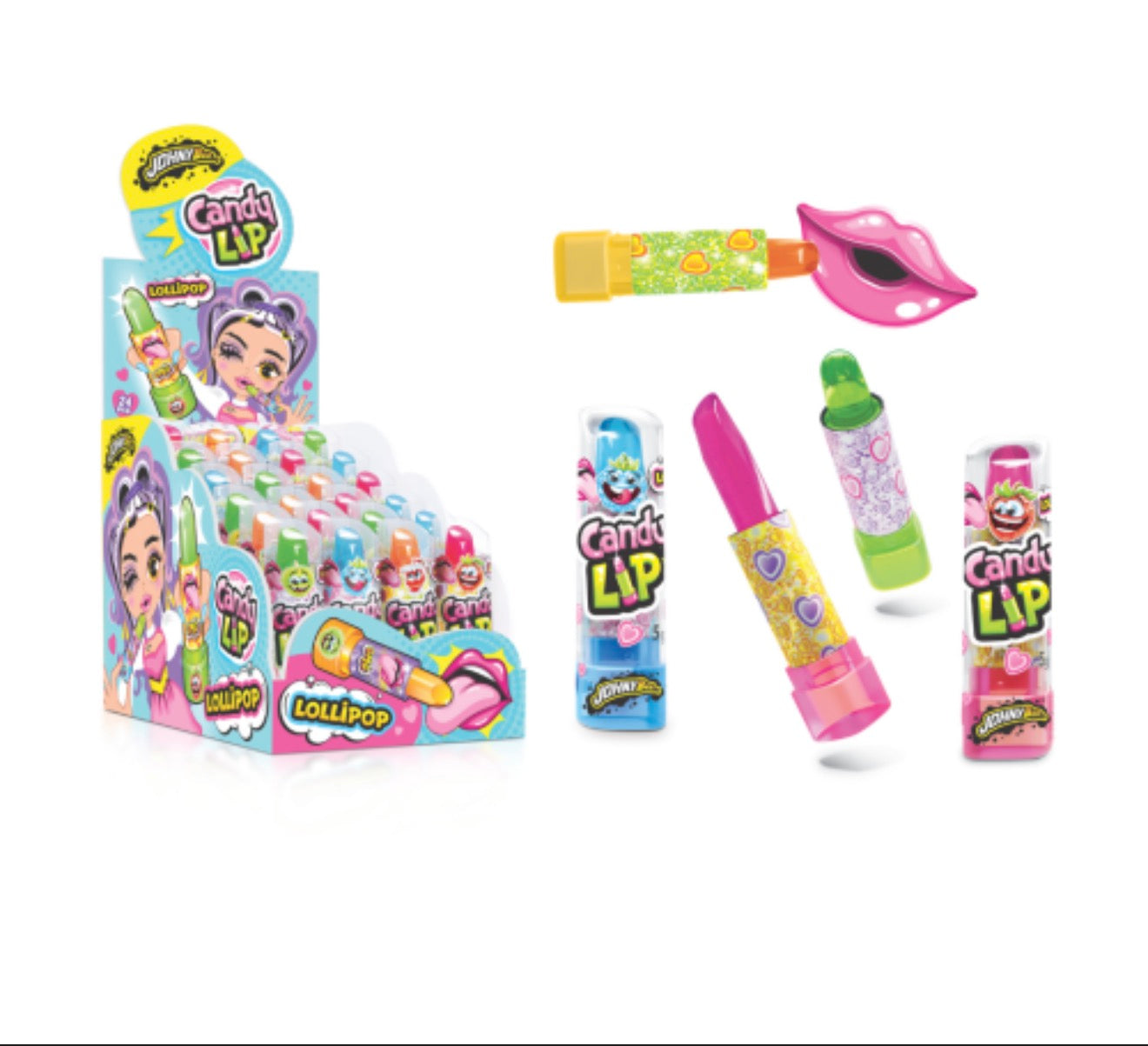 JOHNY BEE CANDY LIP LOLLIPOP