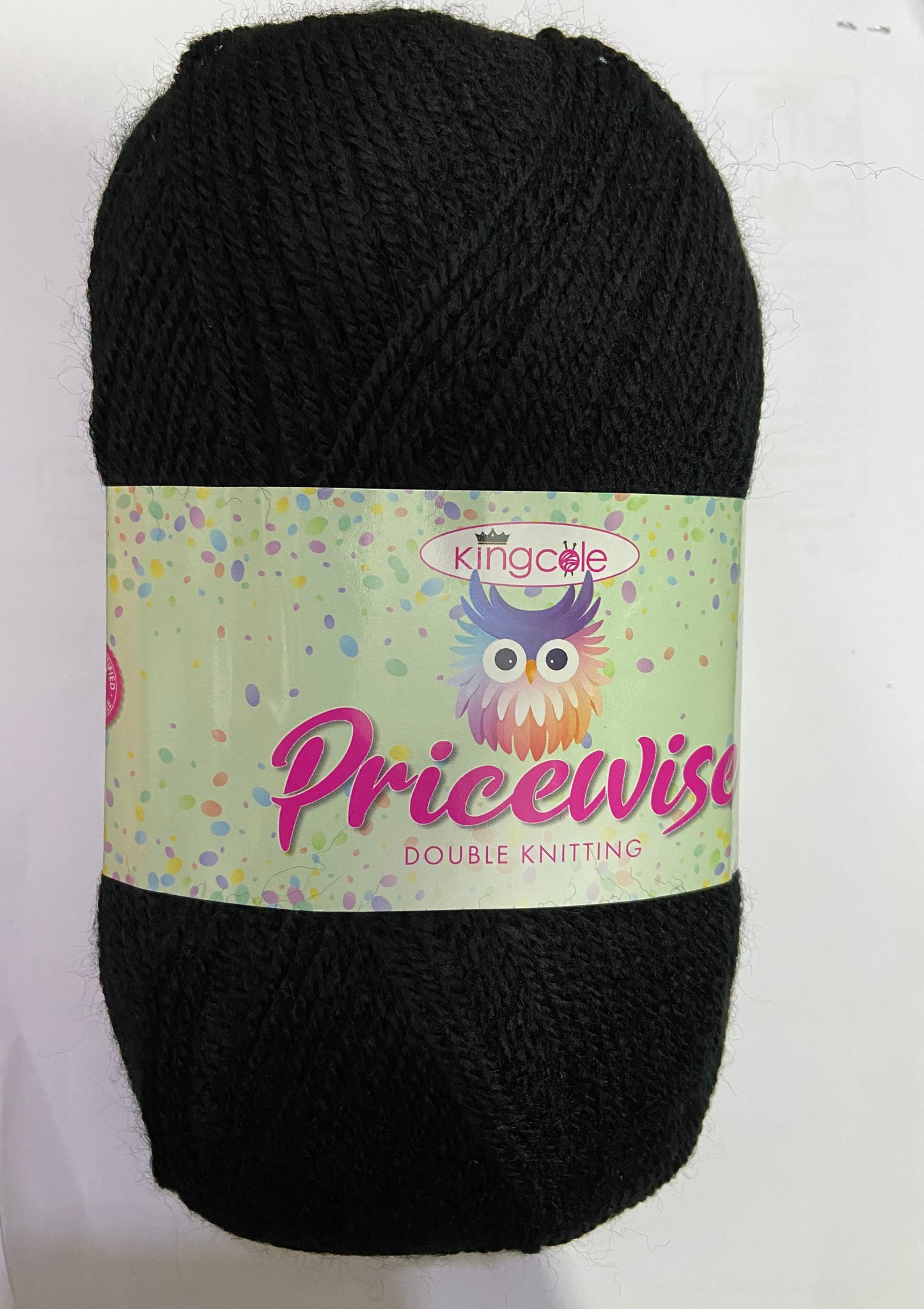 PRICEWISE DOUBLE KNITTING BLACK