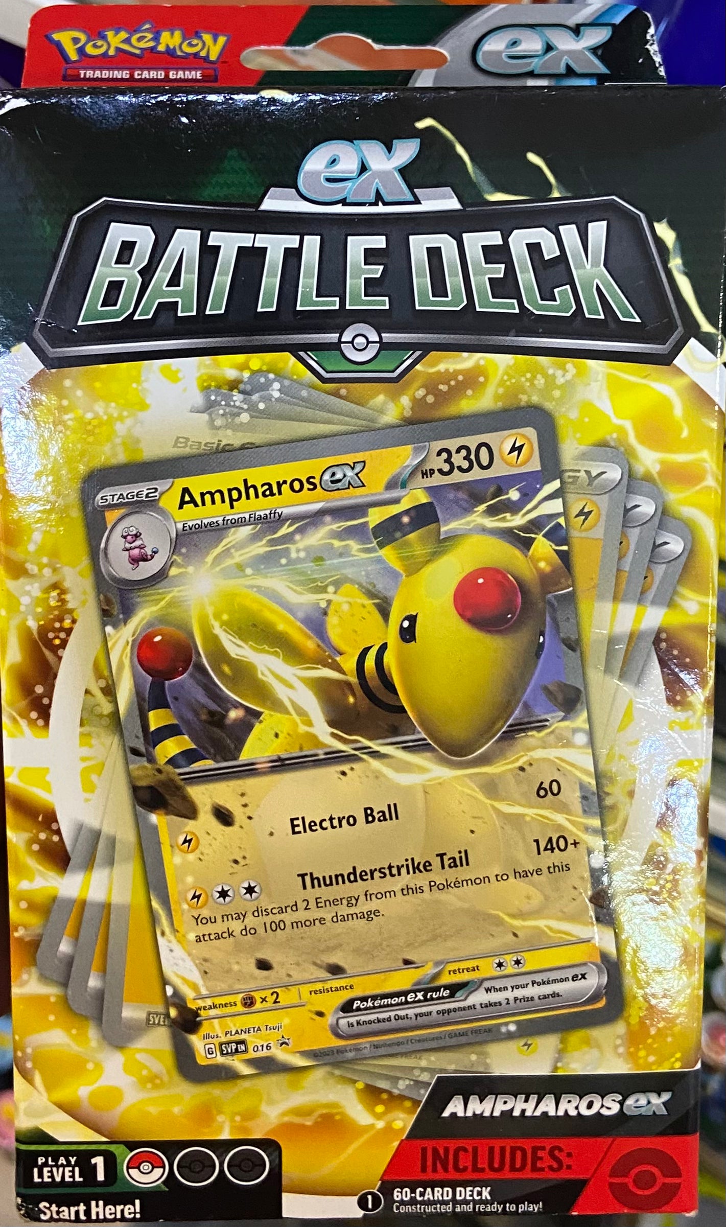 BATTLE DECK AMPHAROS EX