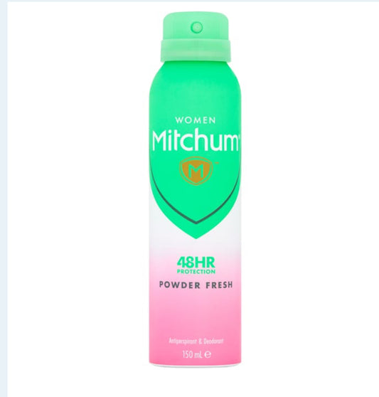 Mitchum Femme Anti-transpirant et Déodorant Poudre Fraîche 150 ml