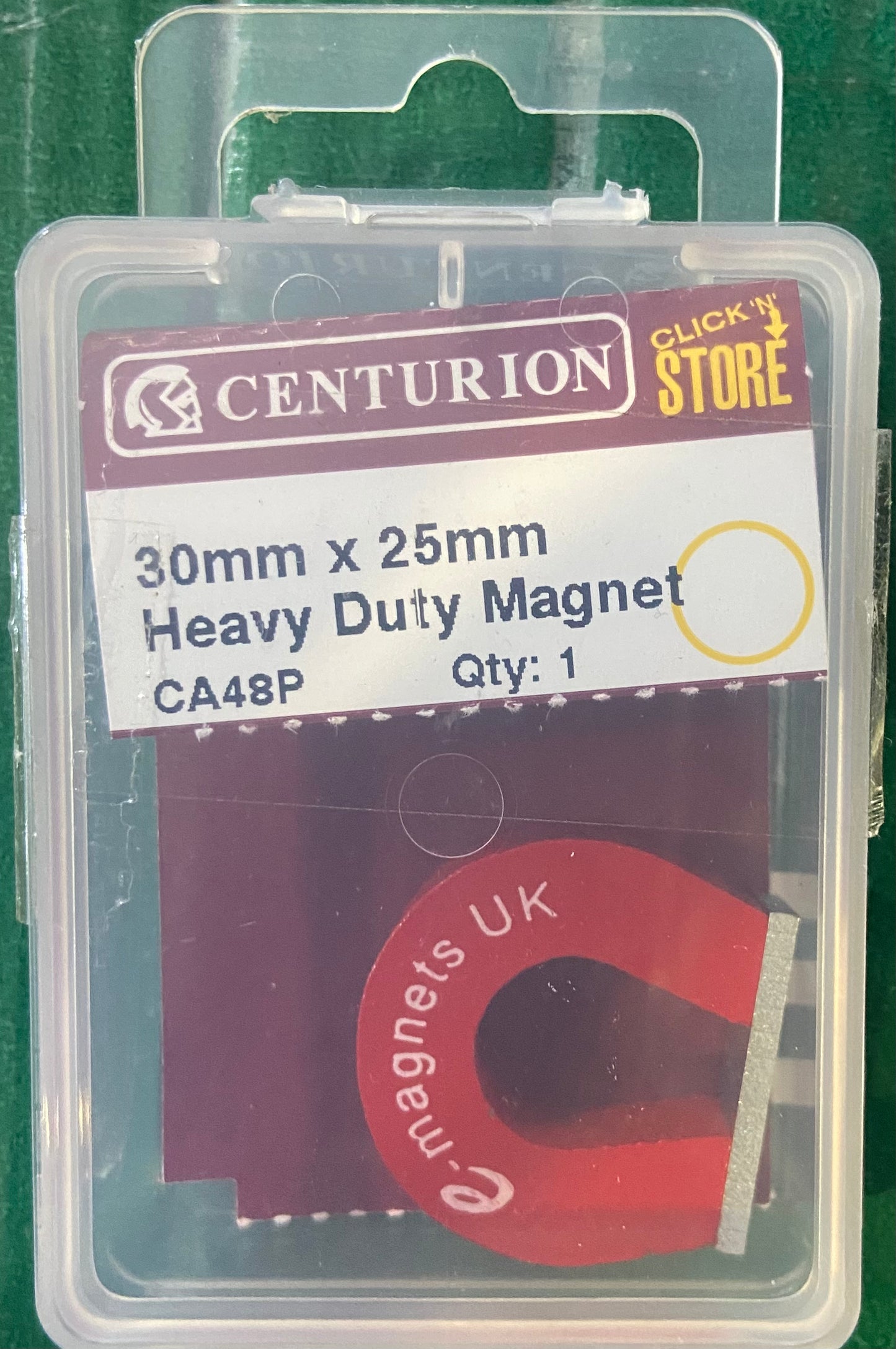 AIMANT HAUTE RÉSISTANCE CENTURION 30mmX25mm