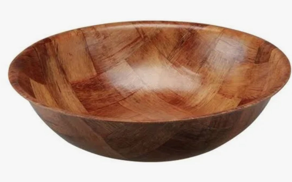 APOLLO Bol rond en bois tressé 15 cm