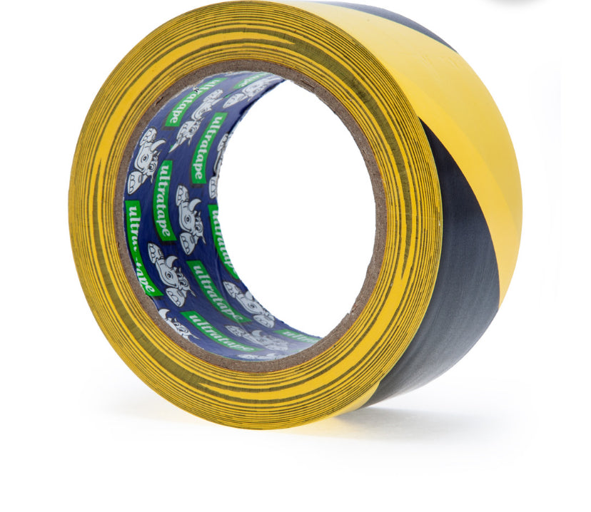 ULTRATAPE RUBAN DE DANGER LAM NOIR/JAUNE 50mm x 33m