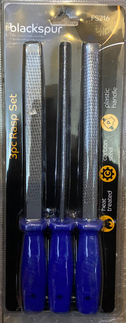 BLACKSPUR 3pc RASP SET
