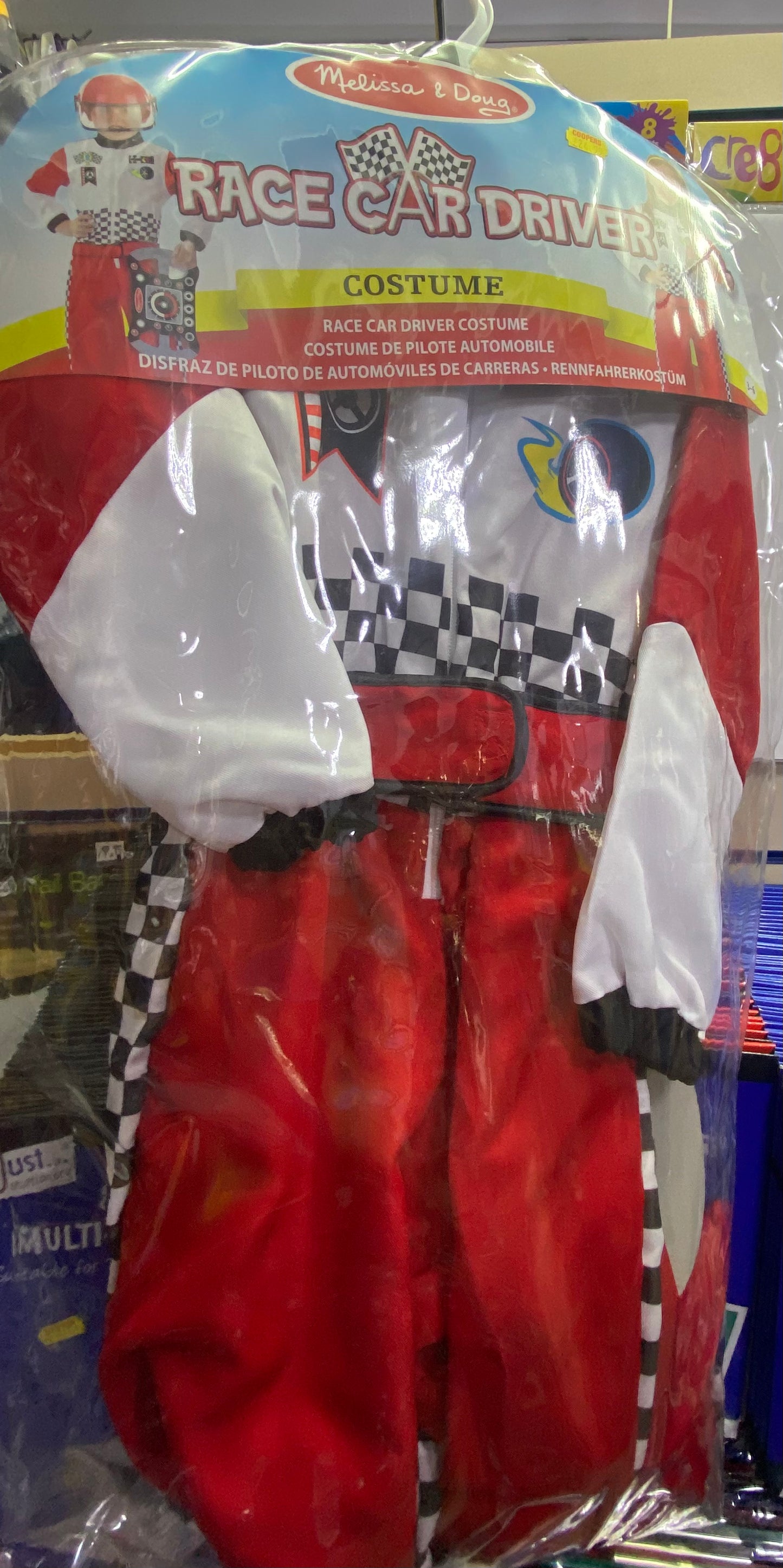 RACE CAR DRIVER COSTUME