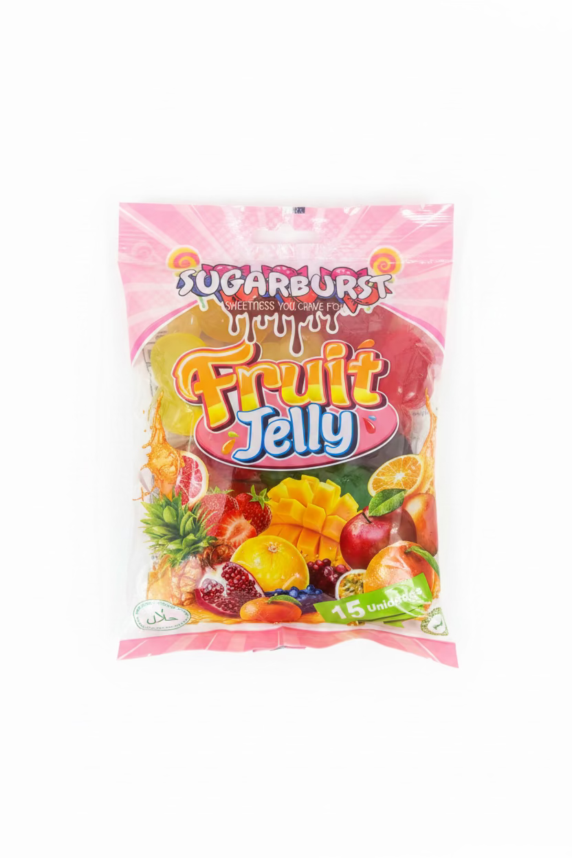 SUGARBURST ASSORTED FRUITY JELLIES 15pcs