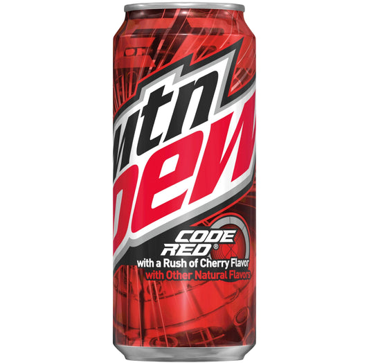 Mountain Dew Code Red Soda 355ml