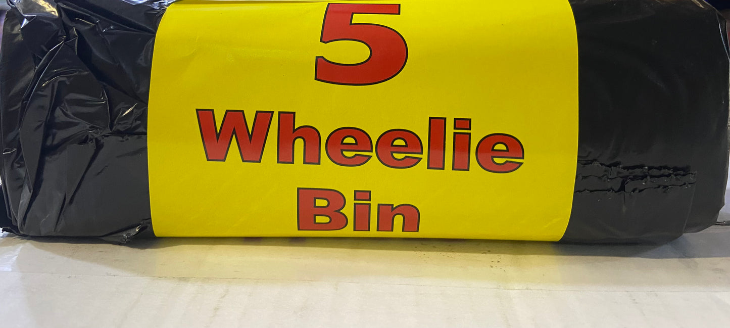 TRI STAR 5 WHEELIE BIN LINERS