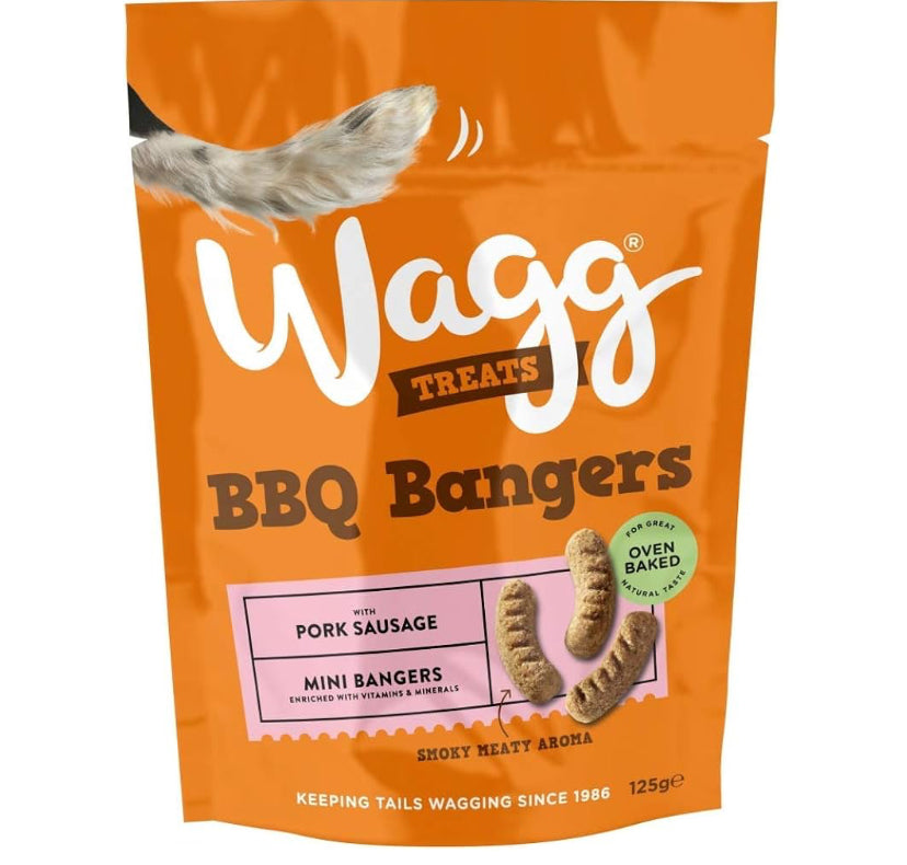 Wagg Dog Treats Bbq Bangers, 125.0 gram