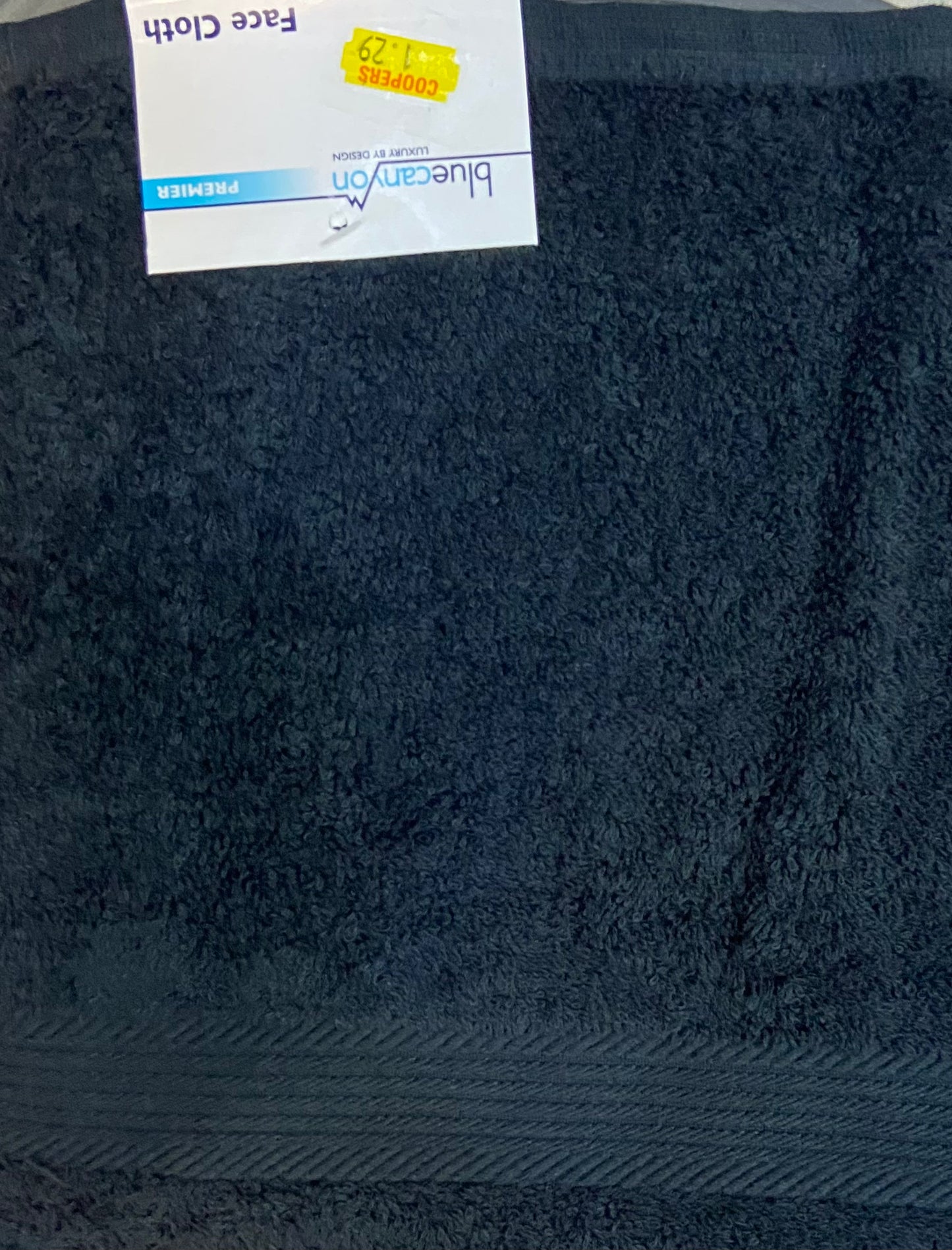 GANT DE TOILETTE BLEUCANYON NOIR