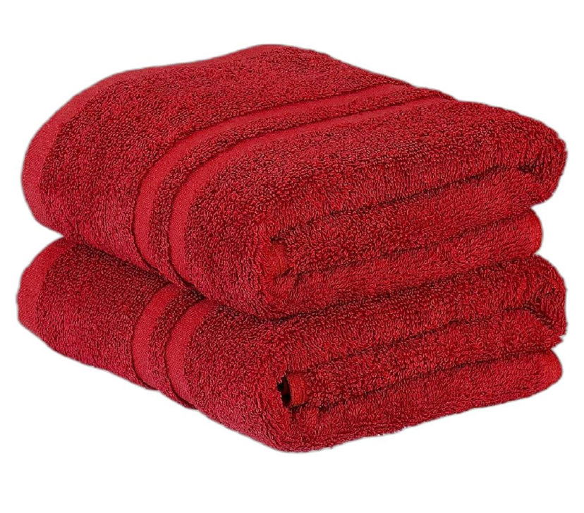 DRAP DE BAIN GRANDE TAILLE CANYON BLEU ROUGE PROFOND