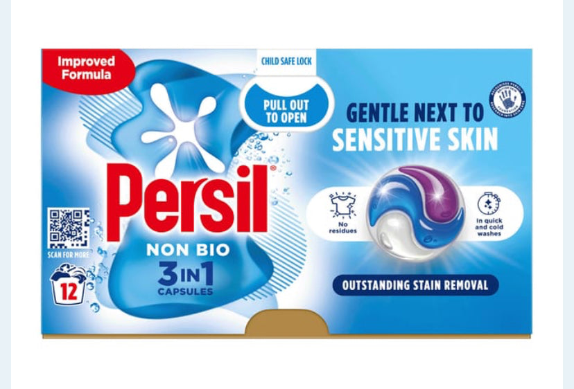 Persil 3in1 Washing Capsules Non Bio