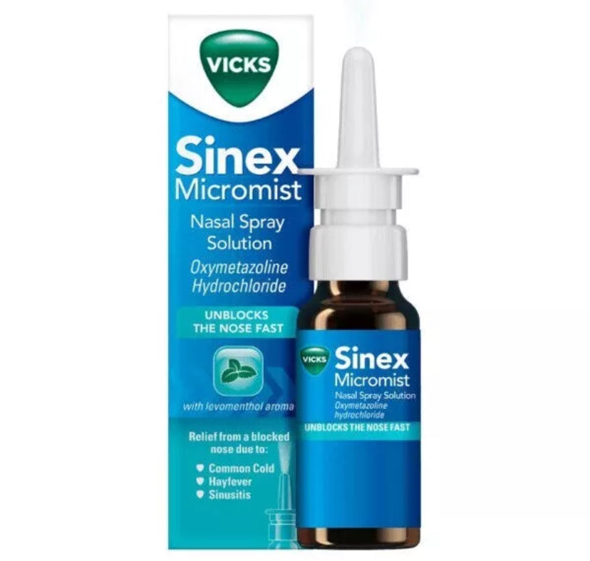 Vicks Sinex Micromist Nasal Spray Pump 15ml