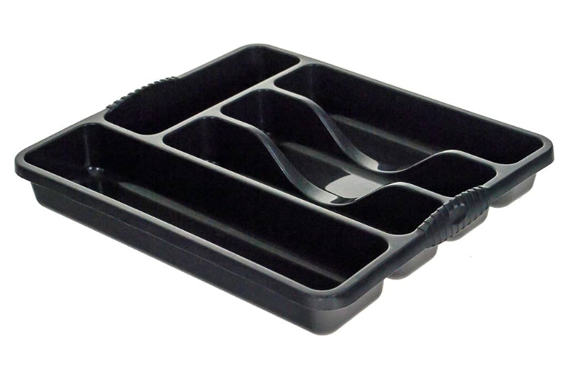 Wham Plastic Kitchen Cutlery Tray Midnight