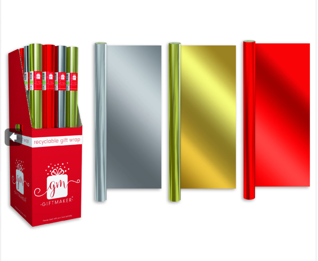 CHRISTMAS GIFT WRAP 1.5m x69cm