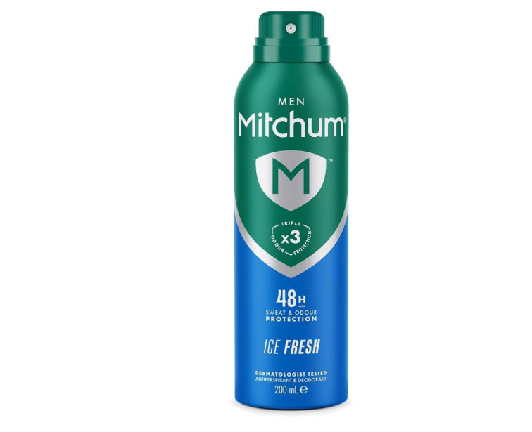 Mitchum Men Triple Odor Defense 48h Protection Deodorant Spray, 200ml