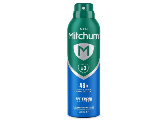 Mitchum Homme Triple Protection Anti-Odeurs Déodorant Spray 48h, 200 ml