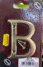 75mm lacquered Brass letter B