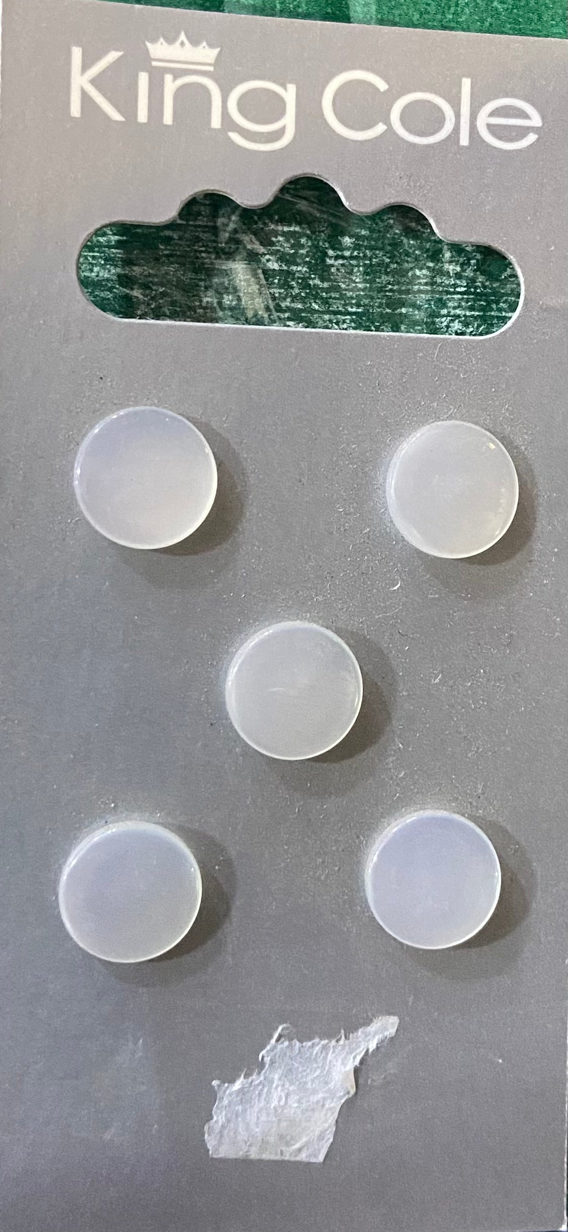 KING COLE BUTTON X5