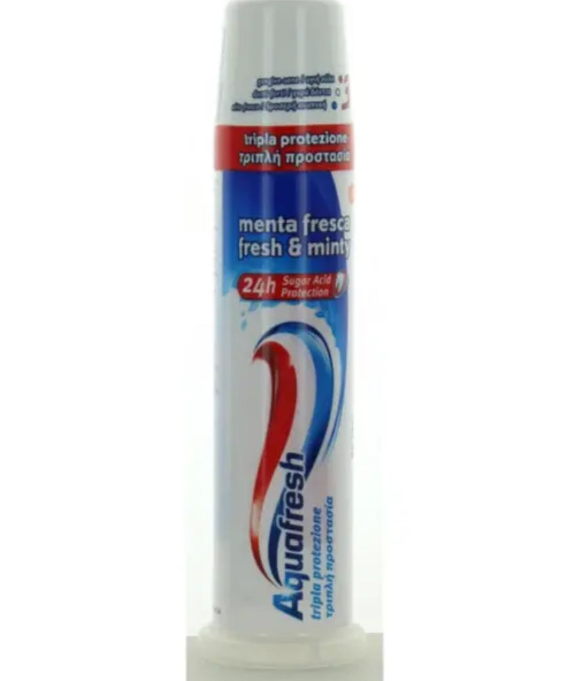 AQUAFRESH TRIPLE PROTECTION FRESH MINT DISPENSER 100ML