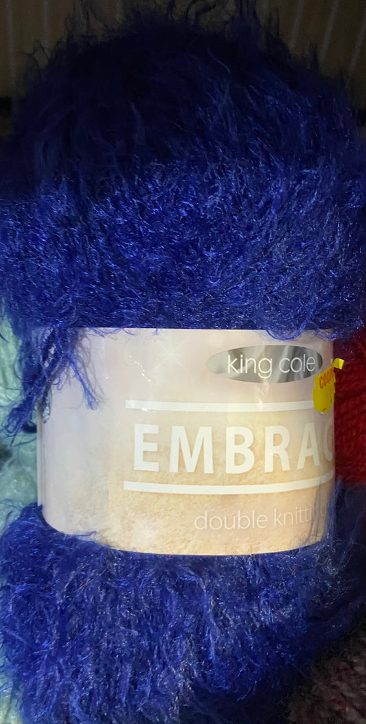KING COLE EMBRACE NAVY WOOL 100g