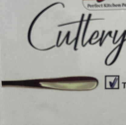 24 PC CUTLERY SET SILVER