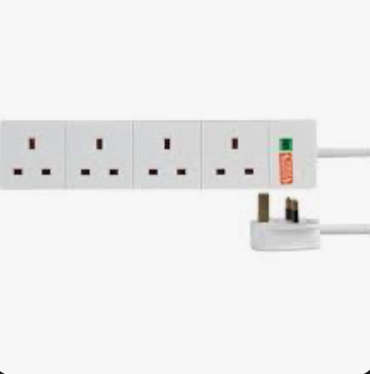 PRO-ELEC PL09209 Bloc multiprise 4 prises 13A avec parasurtenseur câble 2M