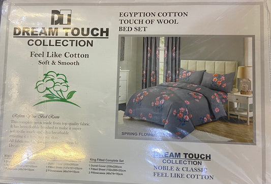 PARURE DE LIT DOUBLE COMPLÈTE DREAM TOUCH