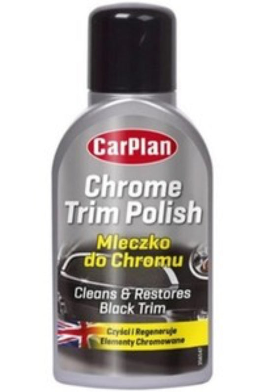 Carplan Chrome Trim Polish Metal Cleaner Restorer Rust Remover Shine 350ml