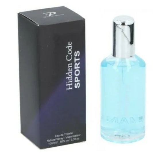 Hidden Code Sports Parfum Homme Eau De Toilette Vaporisateur Après-rasage pour lui 100 ml